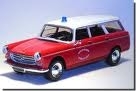 ELIGOR Peugeot 404 Break pompiers (nouvelle édition) Diecast models